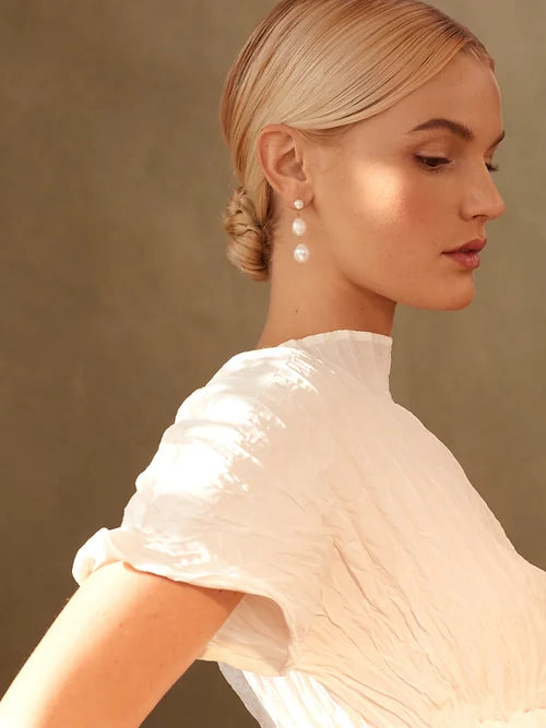 Tilda Pearl Earrings - Gaudy & Prim